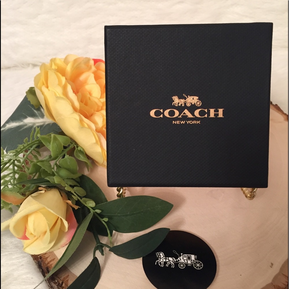 COACH Open Circle Stone Earrings on Wire ๐ - Picture 8 of 9